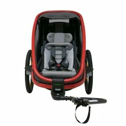 Hamax Outback One Fahrradanhänger Rot / Schwarz Inkl. Deichsel & Buggyrad 7 Hamax Outback One Fahrradanhänger Rot / Schwarz Inkl. Deichsel & Buggyrad -Kinderwagen outback one charcoal interior front 4 1