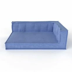 Nature Kid Palettensofa Ecke Rechts Blau Mit Recycelter Schaumstofffüllung