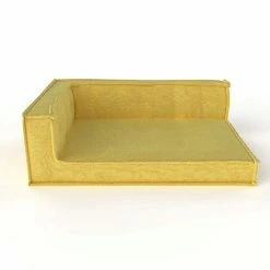 Nature Kid Palettensofa Ecke Links Gelb Mit Recycelter Schaumstofffüllung