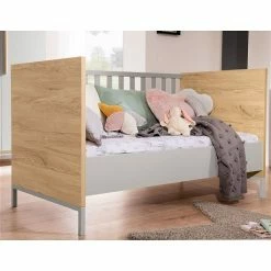 Paidi Benne Sparset Babybett & Wickelkommode Kieselgrau/Eiche-Montana - Gratis Lieferung -Kinderwagen paidi bennemilieubabykindersofa gr 5