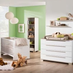 Paidi Carlo Sparset Babybett & Wickelkommode Zum Aktionspreis, Gratis Lieferung