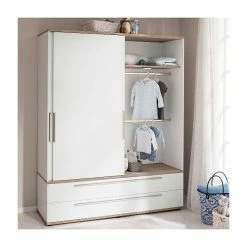 Paidi Carlo Schiebetürenschrank Breit 2x Kreideweiß | Zum Aktionspreis