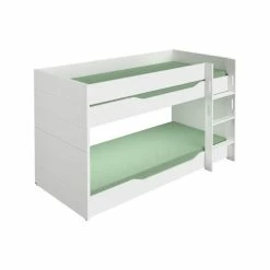 Paidi Fiona Etagenbett Kreideweiß 120 Cm Gerade Leiter 90x200 Cm