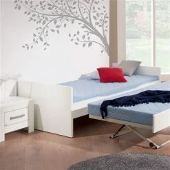 Paidi Fiona Liege Kreideweiß 140x200 Cm Hohes Fußteil