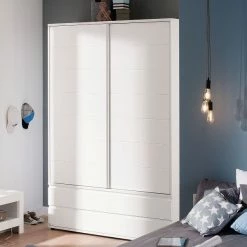 Paidi Fiona Schiebetürenschrank Schmal Kreideweiß - Zum Aktionspreis