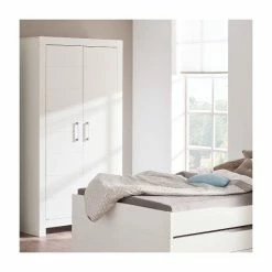 Paidi Fiona Kleiderschrank Kreideweiß 2-türig Frachtfrei Zum Aktionspreis