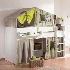 Paidi Fiona Spielbett Kreideweiß 120 Cm Gerade Leiter 90x200 Cm