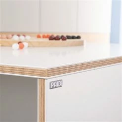 Paidi Fitzi Kindertisch Kreideweiß Verwendung Als Tisch Oder Pult -Kinderwagen paidi fritzi detail kante multiplex 02