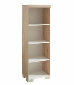 Transland Hilja Kinderzimmer Schrank 2T Eiche-Bordeaux/kreideweiß -Kinderwagen paidi hilja regal offen 1