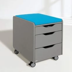 Paidi Rollcontainer 3S Schiefergrau Für Diego Und Jaro - 3 Schubkästen