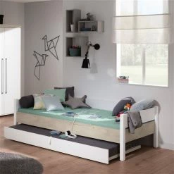 Paidi Kira Liege Eiche-Nautik - Umbaubar Hohes Fußteil 90x200 Cm