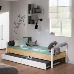 Paidi Kira Liege Eiche-Nebraska, Umbaubar Hohes Fußteil 90x200 Cm