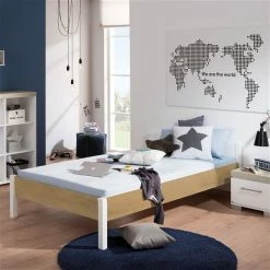 Paidi Kira Liege Eiche-Nebraska 90x200 Cm Niedriges Fußteil