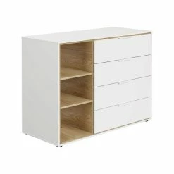 Paidi Lieven Kinderzimmer Mit Schrank 2T WIKO Offen - Kreideweiß/Eiche-Montana -Kinderwagen paidi lieven kommode offen 1285304 re 1