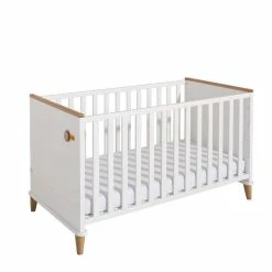 Paidi Lotte & Fynn Sparset - Steiff By PAIDI Babybett & Wickelkommode - Kreideweiß/Eiche Massiv -Kinderwagen paidi lottefynnkinderbett 4