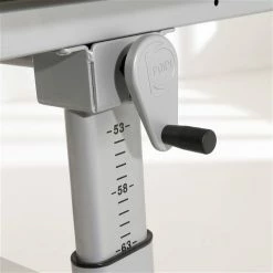 Paidi Marco 2 120 Schreibtisch Kreideweiß 120 X 70 Cm - Gestellfarbe Silber -Kinderwagen paidi marco2kurbel detail 4