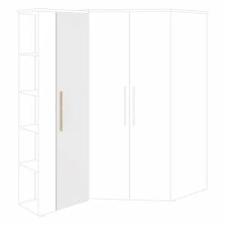 Paidi Lange Tür Für Breite Seite Für Oscar Eck-Regal Kreideweiß