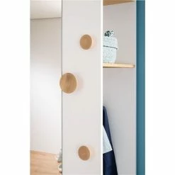 Paidi Oscar Garderobe Kreideweiß/Eiche-Nebr. Mit Spiegel -Kinderwagen paidi oscardetailgarderobe gr 1