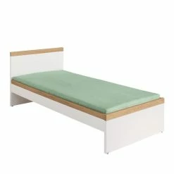 Paidi Oscar Jugendliege 90x200 Cm Kreideweiß/Eiche-Nebraska