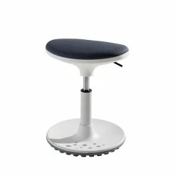 Paidi Speedy Sitzhocker Grau/weiß Sitzhöhe Stufenlos Einstellbar