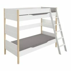 Paidi Ylvie Etagenbett 180 Cm Bettpfosten Birke Schräge Leiter 90x200 Cm