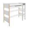 Paidi Ylvie Hochbett Kreideweiß/Birke 180 Cm Gerade Leiter 90x200 Cm