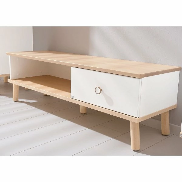 Paidi Ylvie Lowboard Kreideweiß/Birke Massiv 1 Paidi Ylvie Lowboard Kreideweiß/Birke Massiv