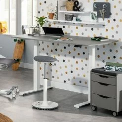 Paidi E-lion 1 Schreibtisch Schiefergrau / Weiß 150 X 75 Cm -Kinderwagen paidi e lion1 schiefergrau hoch