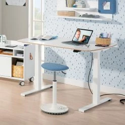 Paidi E-lion 1 Schreibtisch Kreideweiß / Weiß 150 X 75 Cm -Kinderwagen paidi e lion1 kreideweiss unten 1