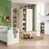 Paidi Lieven Kinderzimmer Mit Schrank 2T WIKO Offen - Kreideweiß/Eiche-Montana