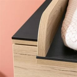 Paidi Tomke Kinderzimmer Mit Schrank 3T Naturschwarz/Eiche-Bordeaux -Kinderwagen paidi tomke wiko detail