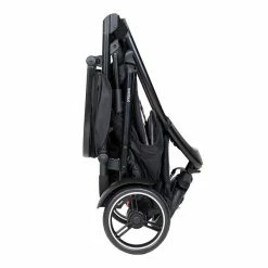 Phil&teds Dot Buggy Inklusive Sitzauflage Chili 9 Phil&teds Dot Buggy Inklusive Sitzauflage Chili -Kinderwagen phil teds dot buggy charcoal folded side view 3