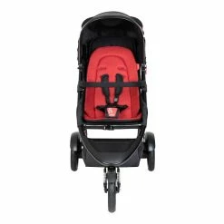 Phil&teds Dot Buggy Inklusive Sitzauflage Chili 8 Phil&teds Dot Buggy Inklusive Sitzauflage Chili -Kinderwagen phil teds dot buggy in chili red colour front view 1