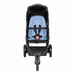 Phil&teds Dot Buggy Inklusive Sitzauflage Sky -Kinderwagen phil teds dot buggy in sky blue front view 1