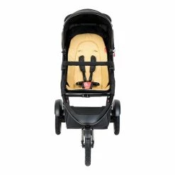 Phil&teds Sport Buggy & Sitzauflage Butterscotch -Kinderwagen phil teds sport buggy in butterscotch brown colour front view 1