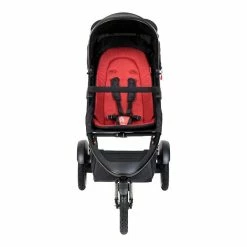Phil&teds Sport Buggy Inklusive Sitzauflage Chili 8 Phil&teds Sport Buggy Inklusive Sitzauflage Chili -Kinderwagen phil teds sport buggy in chili red front view 1