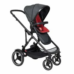 Phil&teds Phil & Teds Voyager Buggy & Sitzauflage Chili
