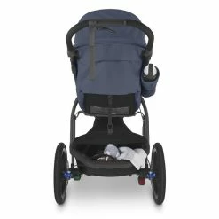 UPPAbaby Ridge Sportwagen REGGIE Blaugrau Karbonrahmen -Kinderwagen rdg21 reg basketcover inuse 723x1200 3c53c2e