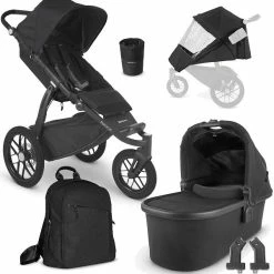UPPAbaby Ridge Bundle JAKE Dunkelgrau Mit 5 Zubehörartikeln