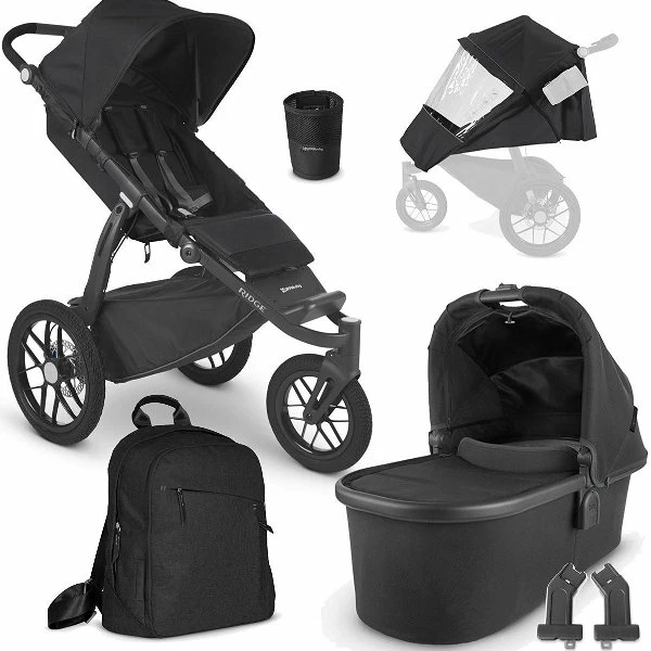 UPPAbaby Ridge Bundle JAKE Dunkelgrau Mit 5 Zubehörartikeln 1 UPPAbaby Ridge Bundle JAKE Dunkelgrau Mit 5 Zubehörartikeln
