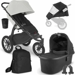 UPPAbaby Ridge BRYCE Weiß Meliert Bundle UPPAbaby Ridge BRYCE Weiß Meliert Bundle