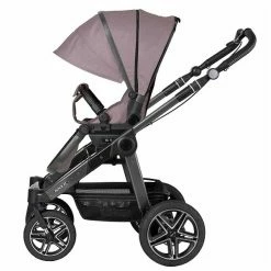 Hartan Rock It GTR Kinderwagen Lovely Teddy (904) Mit Handbremse -Kinderwagen rock it 1200 178 904 gtr spowa ansicht seite mit ausgeklappter sonnenblende