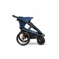 Tfk Velo 2 Fahrradanhänger Marine-schwarz | Mit Deichsel Und Kupplung -Kinderwagen rs1382 t v2 s 334 4 scr