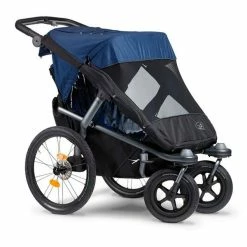 Tfk Velo 2 Fahrradanhänger Marine-schwarz | Mit Deichsel Und Kupplung -Kinderwagen rs1403 t v2 s 334 moskitonetz scr