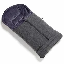 TFK Fußsack Premium Anthrazit Mit Verlängerbarem Fußteil