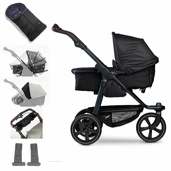 Tfk Mono 2 Kombi Kinderwagen Schwarz Luftkammer Radset Bundle Mit Cupholder 1 Tfk Mono 2 Kombi Kinderwagen Schwarz Luftkammer Radset Bundle Mit Cupholder
