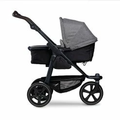 Tfk Mono 2 Kombi Kinderwagen Premium Grau Luftkammer Radset Bundle Mit Cupholder -Kinderwagen rs1900 t m2 ke 415 1 lpr 1 1