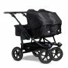 Tfk Duo 2 Kombi Kinderwagen Schwarz Luftrad-Set