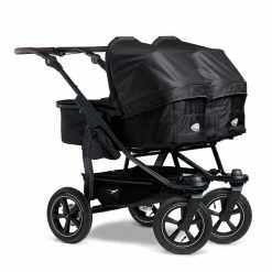 Tfk Duo 2 Kombi Kinderwagen Schwarz Luftrad-Set