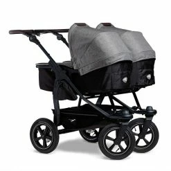 Tfk Duo 2 Kombi Kinderwagen Premium Grau Luftrad-Set